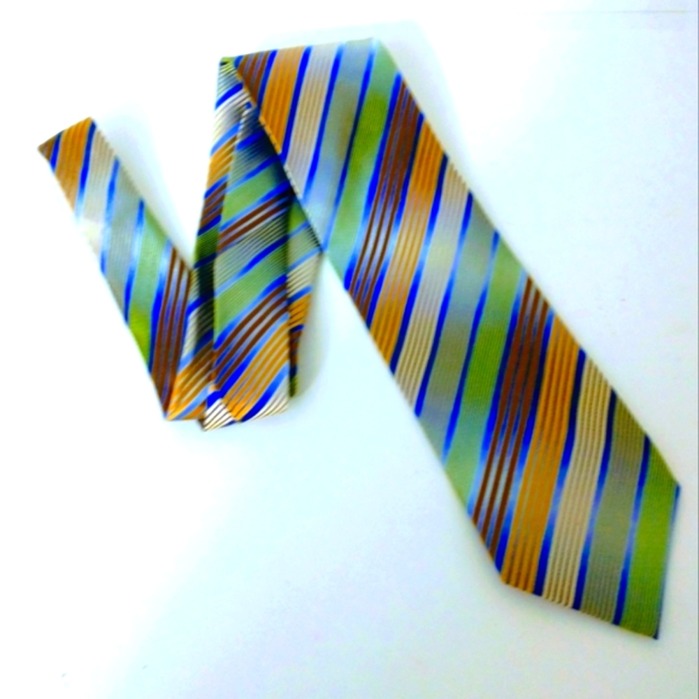 AXIST Essentials Striped SILK Neck Tie